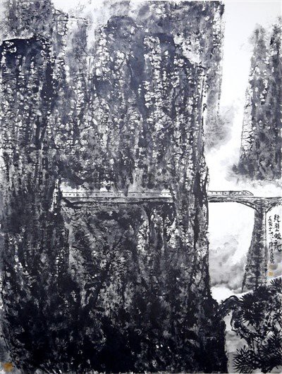 Abstract Chinese Ink Painting